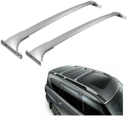2pcs silver crossbar - roof, rack